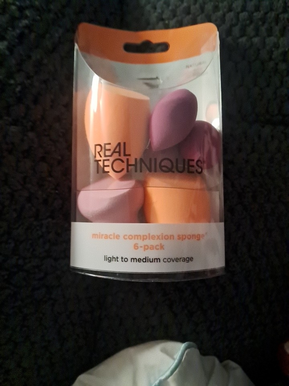 Makeup sponges in packaging